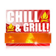 Chill & Grill! Button, Icon