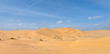 Wüste mit fantastischem Himmel