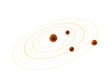 planets orbits in space