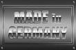 Made in Germany Metallschild