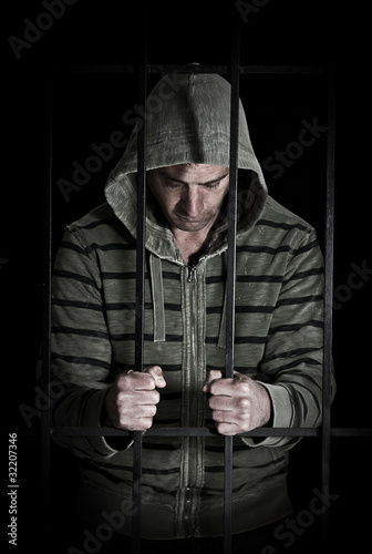 Photo: man in prison man in prison