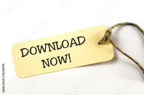 Photo: Download Now! Plakette Download Now! Plakette