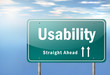 Highway Signpost "Usability"