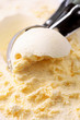 Vanilla ice cream close up Vanilla ice cream close up