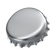Metallic bottle cap - 3d render Metallic bottle cap - 3d render