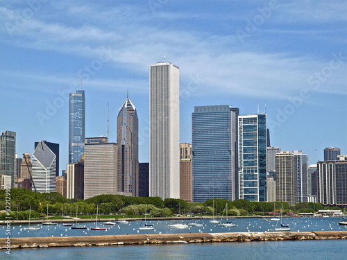 Photo: Chicago view from Lake Michigan Chicago view from Lake Michigan
