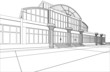 Concept modern architecture