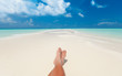 Sonnenbad am Traumstrand