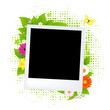 Blank Photo With Flower