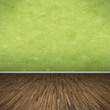 green floor