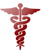 Caducée médicale icône