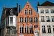 façade de maisons à Bruges
