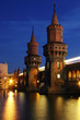 Oberbaumbrücke bei Nacht