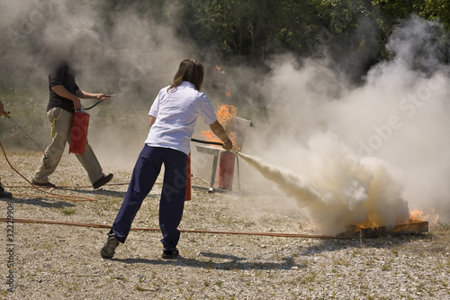 Photo: Brandschutzübung-2 Brandschutzübung-2