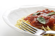 Spaghetti tomato sauce with herb