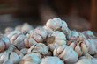 Close-up Of Dried Garlic Heads