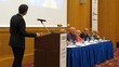 Table with the speakers of Conference Table with the speakers of Conference