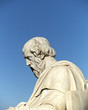 Plato statue, blue sky