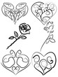 heart rose
