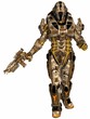 Futuristic soldier