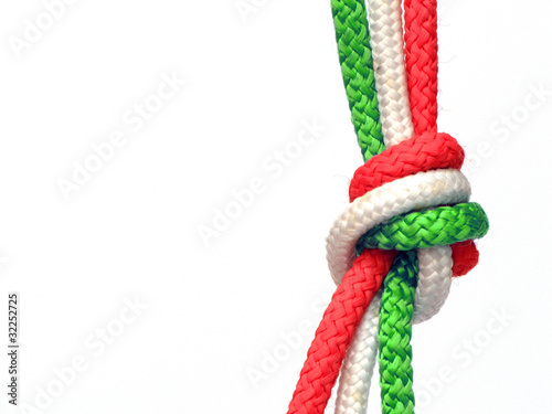 Photo: Nodo tricolore, Italia Nodo tricolore, Italia