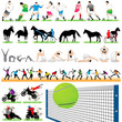 Sports silhouettes set.05 Sports silhouettes set.05