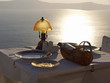 Romantic Dinner Table, Santorini, Greece Romantic Dinner Table, Santorini, Greece