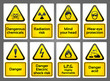 Warning Signs labes