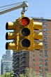 Red Traffic Light in Manhattan Red Traffic Light in Manhattan