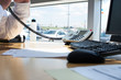 Man Working At His Desk