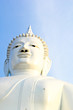 Close-up Buddha's face