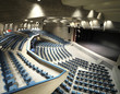 interior of a Congress Palace, auditorium in Lugano interior of a Congress Palace, auditorium in Lugano