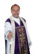 Foto: Priester gibt die Hand Priester gibt die Hand