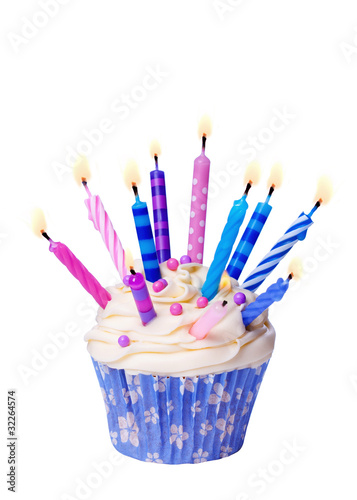 Photo: Birthday cupcake Birthday cupcake