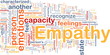 Empathy background concept