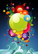 abstract circles glossy vector abstract circles glossy vector