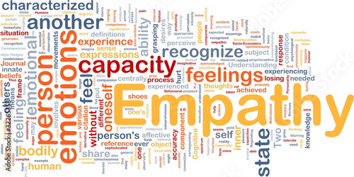 Illustration: Empathy background concept Empathy background concept