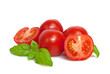Foto: Tomaten mit Basilikum Tomaten mit Basilikum