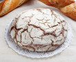 Bread on a table