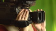 Video: cameraman shooting in studio cameraman shooting in studio