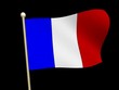 Video: Frankreich flagge Frankreich flagge