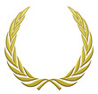 Golden Laurel Wreath