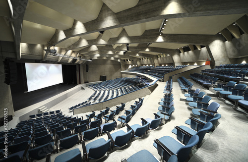 Photo: interior of a Congress Palace, audience . Lugano interior of a Congress Palace, audience . Lugano