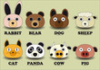 set animal face