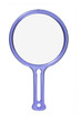 Plastic frame hand mirror