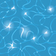 Vektor: Blue water seamless texture Blue water seamless texture