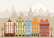 Vector: Town houses Town houses