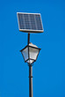 Lámapara con panel solar