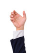 Business man's hand to hold card, mobile phone, tablet PC or oth Business man's hand to hold card, mobile phone, tablet PC or oth