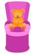 Bear in armchair